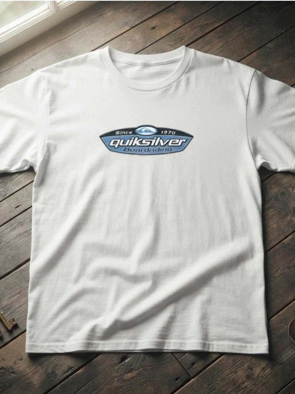 Quilksilver Boardriding Since 1970 Vintage Surf Graphic T-Shirt